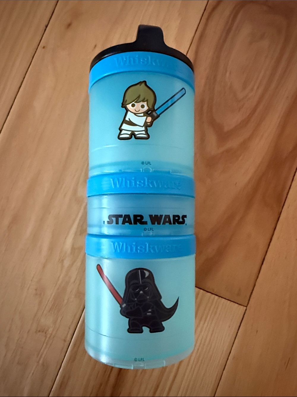 Star Wars Kids Blue Snack Stackable Container